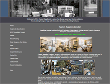 Tablet Screenshot of carpetsupplieslondon.com